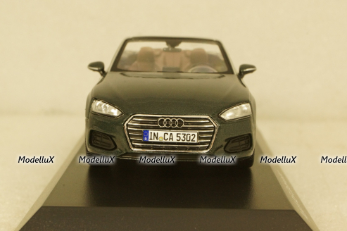 Audi A5 cabriolet, gotland green metallic, 2017, 5011705333, Iscale 1:43