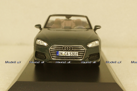 Audi A5 cabriolet, gotland green metallic, 2017, 5011705333, Iscale 1:43