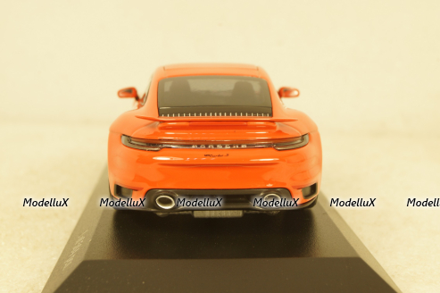 Porsche 911 (922) Turbo S 2020, Orange, 410069476, Minichamps 1:43
