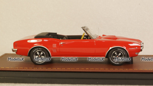 Pontiac Firebird 400 cabriolet open 1968, red, GLM Models 1:43