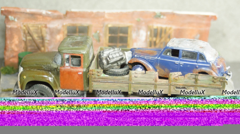 Камаз-53212, молоковоз, Арек 1:43