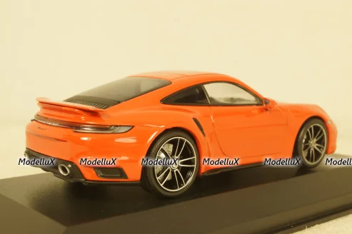Porsche 911 (922) Turbo S 2020, Orange, 410069476, Minichamps 1:43
