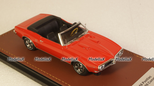 Pontiac Firebird 400 cabriolet open 1968, red, GLM Models 1:43