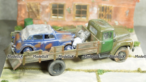 Камаз-53212, молоковоз, Арек 1:43
