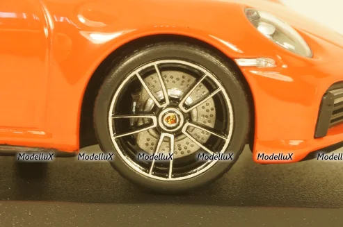 Porsche 911 (922) Turbo S 2020, Orange, 410069476, Minichamps 1:43