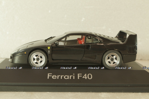 Ferrari F40 1992, black, 01000, Herpa 1:43