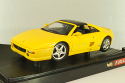 Ferrari F355 GTS 1994, yellow, 239212, Hot Wheels 1:18