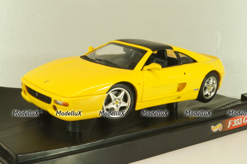 Ferrari F355 GTS 1994, yellow, 239212, Hot Wheels 1:18