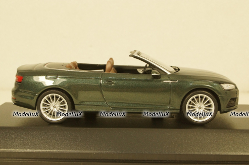 Audi A5 cabriolet, gotland green metallic, 2017, 5011705333, Iscale 1:43