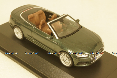 Audi A5 cabriolet, gotland green metallic, 2017, 5011705333, Iscale 1:43