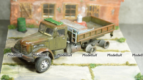 Камаз-53212, молоковоз, Арек 1:43