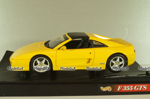 Ferrari F355 GTS 1994, yellow, 239212, Hot Wheels 1:18