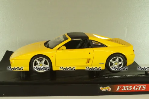 Ferrari F355 GTS 1994, yellow, 239212, Hot Wheels 1:18