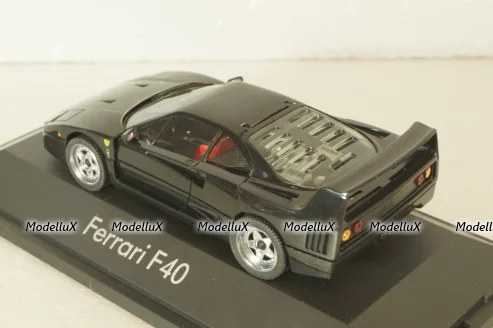 Ferrari F40 1992, black, 01000, Herpa 1:43