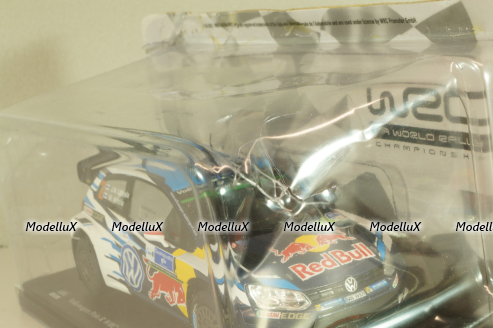 Volkswagen Polo R WRC #2, Winner Rally Guanajuato Mexico 2016, Latvala/Anttila, WRC Collection, Hachette #64, 1:24 Блистер треснут!