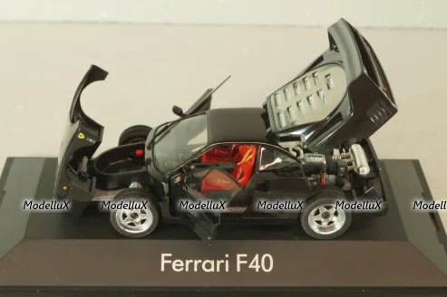 Ferrari F40 1992, black, 01000, Herpa 1:43