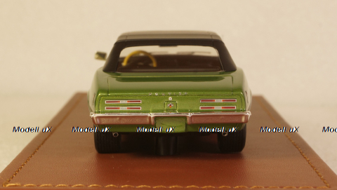 Pontiac Firebird 400 cabriolet closed 1968, green, GLM191004, GLM Models 1:43