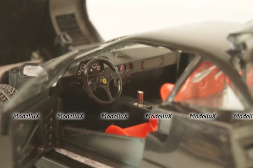 Ferrari F40 1992, black, 01000, Herpa 1:43