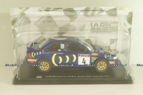 Subaru Impreza WRC #4 Rally GB 1995, McRae/Ringer, G113U066, WRC Collection #66, Hachette 1:24 Уценка!