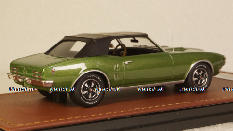 Pontiac Firebird 400 cabriolet closed 1968, green, GLM191004, GLM Models 1:43