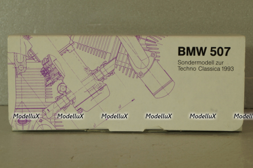 BMW 507 1956, white MT00001, Schuco 1:43
