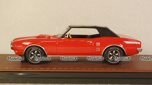 Pontiac Firebird 400 cabriolet closed 1968, red, GLM Models 1:43