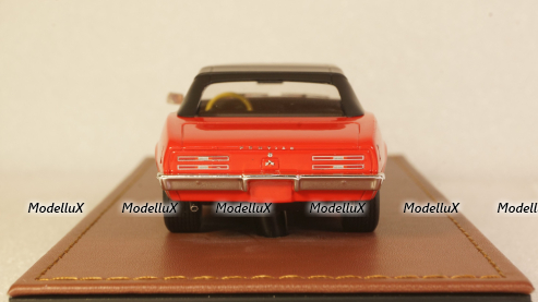 Pontiac Firebird 400 cabriolet closed 1968, red, GLM Models 1:43