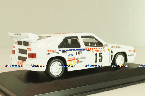 Citroen BX 4TC #15 rally Monte Carlo 1986, J.C.Andruet/A.Peuvergne, Altaya 1:43