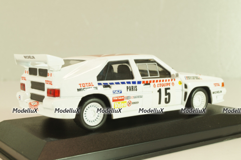 Citroen BX 4TC #15 rally Monte Carlo 1986, J.C.Andruet/A.Peuvergne, Altaya 1:43