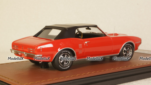 Pontiac Firebird 400 cabriolet closed 1968, red, GLM Models 1:43