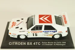 Citroen BX 4TC #15 rally Monte Carlo 1986, J.C.Andruet/A.Peuvergne, Altaya 1:43