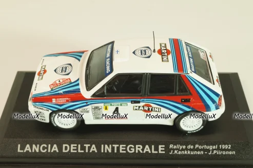 Lancia Delta Integrale #4 Rally Portugal 1992, J.Kankkunen/J.Piironen, Altaya 1:43