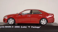 Toyota Mark X 250G F Package red, Late Version, 03637R2, Kyosho 1:43
