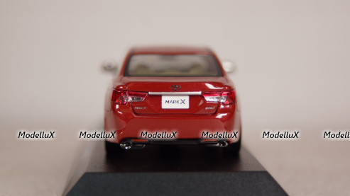 Toyota Mark X 250G F Package red, Late Version, 03637R2, Kyosho 1:43