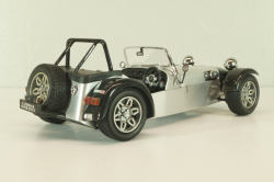Caterham Super Seven JPE, black with carbon, 08225C, Kyosho 1:18