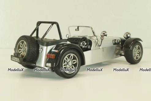 Caterham Super Seven JPE, black with carbon, 08225C, Kyosho 1:18
