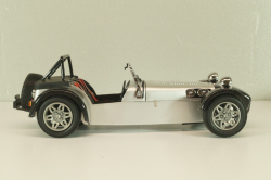 Caterham Super Seven JPE, black with carbon, 08225C, Kyosho 1:18