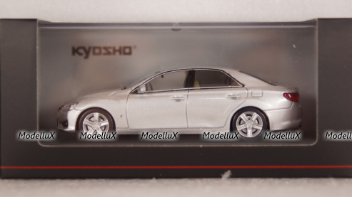 Toyota Mark X 250G F Package silver, Late Version, 03637S2, Kyosho 1:43