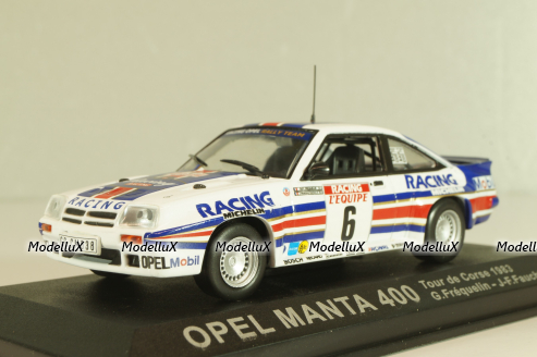 Opel Manta 400 # 6  Tour de Corse 1983, G.Frequelin/J-F.Fauchille, Altaya 1:43