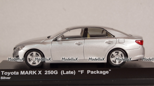 Toyota Mark X 250G F Package silver, Late Version, 03637S2, Kyosho 1:43