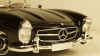 Mercedes 300 SL Roadster (W198) 1957 Black, 180039036, Minichamps 1:18