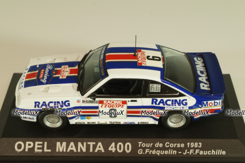Opel Manta 400 # 6  Tour de Corse 1983, G.Frequelin/J-F.Fauchille, Altaya 1:43