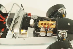 Caterham Super Seven JPE, black with carbon, 08225C, Kyosho 1:18