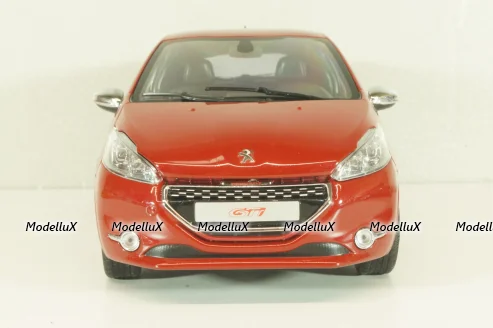 Peugeot 208 GTI 2013, red, 184700, Norev 1:18