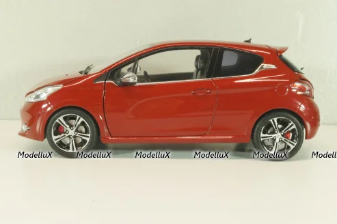 Peugeot 208 GTI 2013, red, 184700, Norev 1:18