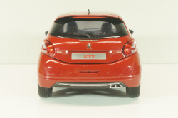 Peugeot 208 GTI 2013, red, 184700, Norev 1:18