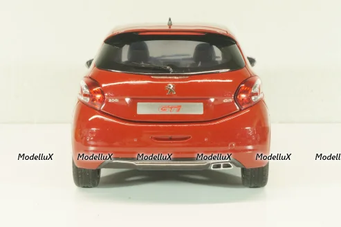 Peugeot 208 GTI 2013, red, 184700, Norev 1:18