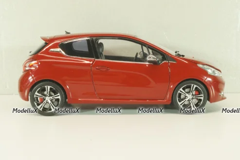 Peugeot 208 GTI 2013, red, 184700, Norev 1:18