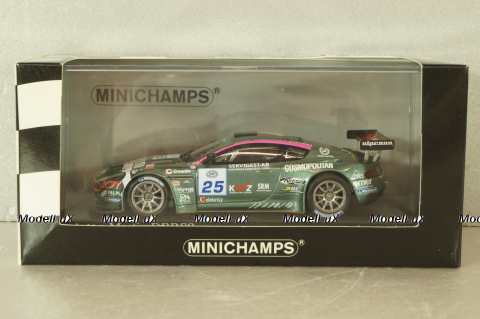 Aston Martin DBRS 9 FIA GT3 Race SPA-Francochamps 2006, Groppi/Alessi, green, 400061325, Minichamps 1:43