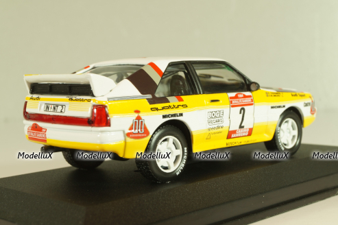 Audi Sport Quattro #2 Rally Sanremo 1984, S.Biomqvist/B.Cederberg, Altaya 1:43